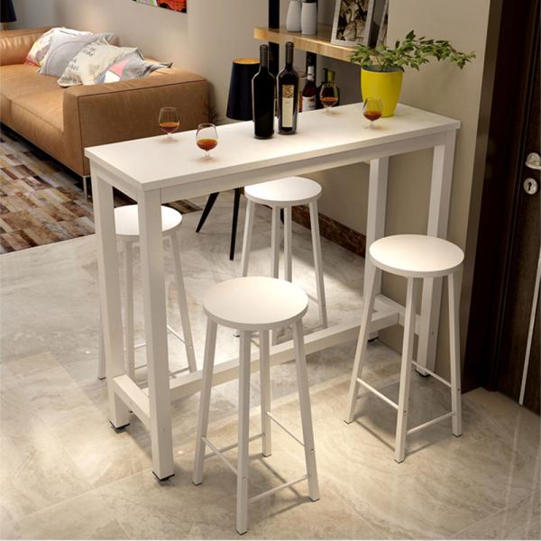 Großhandel B2B Schmaler Salontisch Bartisch Stehtisch Hoher Tisch Barhocker